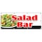 Signmission SALAD BAR BANNER SIGN dressing restaurant buffet salad vegetables B-96 Salad Bar - alternate 1